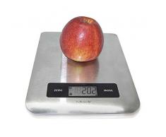 NERTHUS FIH 027 - Báscula de cocina digital en Acero Inoxidable de 5 kg /11 lb