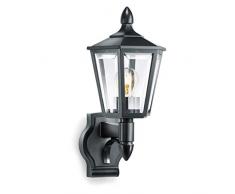 Steinel LÃ¡mpara de exterior L 15, color negro, lÃ¡mpara de pared clÃ¡sica para exterior, linterna de pared para exteriores, mÃ¡x. 60 W, E27, lÃ¡mpara exterior sin detector de movimiento