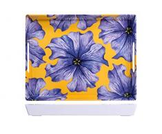 H&H Surreal Spring Bandeja Rectangular de melamina 40 x 31 cm, Multicolor, 40x31cm