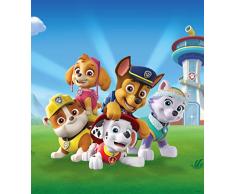 AG Design Papel Pintado fotográfico de Paw Patrol para habitación Infantil, 180 x 202 cm, FTDNXL 5151, Multicolor