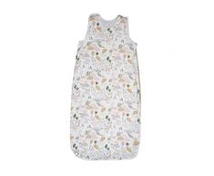 TinÃ©o - Saco de Dormir Ajustable de 9 a 36 Meses - Saco de Dormir para bebÃ© - NiÃ±a y niÃ±o - TOG 0,5 - Saco de Dormir de Verano - Turbulette 100% algodÃ³n - 80-100x48cm (Sabana)