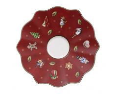 Villeroy & Boch 14-8585-1431 Platillo para Taza de Moca o Espresso Toys Delight, para Navidad, 13 cm, Porcelana, Multicolor, 13.7x6.6x13.8 cm