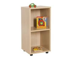 Mobeduc Mueble Infantil Bajo estantería 360, Haya, Haya, 36x40x76.5 cm