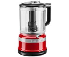 KitchenAid 5KFC0516 - Robot de cocina (1,19 L, Negro, Rojo, Botones, palanca, 3450 RPM, 0,83 L, Mezcla, Mezcla, Puré)