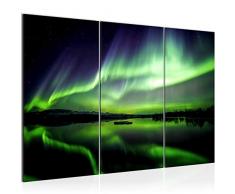 Runa Art 609131a - Cuadro de pared (120 x 80 cm, lienzo de fieltro, formato XXL, 3 piezas, fabricado en Alemania, listo para colgar), color verde