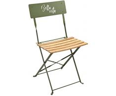 SILLA PLEGABLE VERDE BELLA VIT