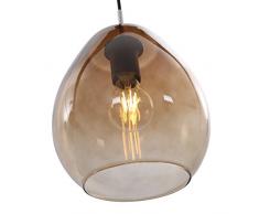 Briloner Leuchten 4013-014 lámpara Colgante, 40 W, marrón