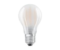 OSRAM LED Star Classic A, casquillo: E27, no regulable, blanco cálido, 2700 K, 8 W, reemplazo para bombilla incandescente de 75 W, esmerilado, LED Retrofit CLASSIC A, paquete de 6