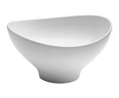 Lacor - 63585 - Fuente De Melamina Oval Classic 29x26x16 - Blanco