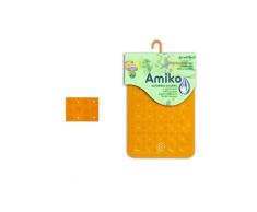 ALFOMBRA BAÃO PVC TRANSLUCIDO 36X57 CM NARANJA