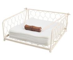 T & G Woodware Provence servilletero, Color Crema