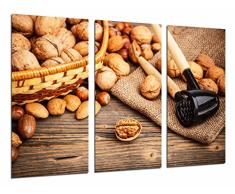 Poster Fotográfico Cocina, Tienda Comestibles, Frutos Secos, Nueces Tamaño total: 97 x 62 cm XXL