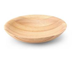 Continenta Frutero Redondo, Hecho de Madera de árbol del Caucho; Dimensiones:Diámetro: 29 x 5,5 cm.
