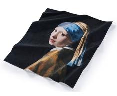 Musearta BT-JV-GE-V424283 - Toalla de Playa Unisex con Pendiente de Perlas de Johannes Vermeer (algodÃ³n, 144 x 180 cm)