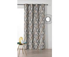 Linder - Cortina (100% poliÃ©ster, 135 x 240 cm), Color Beige