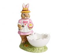 Villeroy & Boch Bunny Tales Huevera Anna, Porcelana, Multicolor