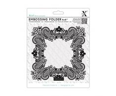 XCUT - Carpeta para repujado, talla Ãºnica, color negro