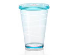 Tescoma Mydrink Vaso con Tapa, Azul, 9,20 x 9,20 x 12,8 cm
