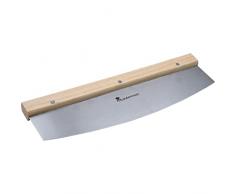 MasterPro Foodies | Cortador para Pizza Grande | Cuchilla de Acero Inoxidable | Dimensiones 35 x 10 x 2 cm |Cuchillo para Pizza Profesional | Corta tus Pizzas de Manera Precisa, Segura y Fácil