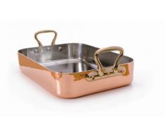 Mauviel MTradition 2155.60 - Bandeja de Horno con Asas (Cobre, 60 x 45 cm)