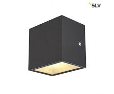 SLV SITRA CUBE WL, LED exterior de pared y techo (, antracita, IP44, 3000 K, 10 W Lámpara, aluminio, 10 W