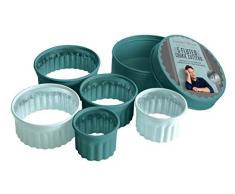 Jamie Oliver JB3835 Cortador de Galletas, Steel, Verde AtlÃ¡ntico
