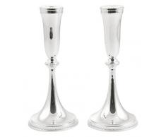 ZVILLA DESTE Set Candelero 2 Uds. Silver Plata