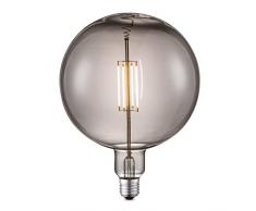 Home Sweet Home Edison Vintage E27 | fuente de luz LED filamento Carbon | G180 Oval lÃ¡mpara LED | Humo | Regulable | 4W 120lm 1800K | luz blanca cÃ¡lida | Apto para casquillos E27