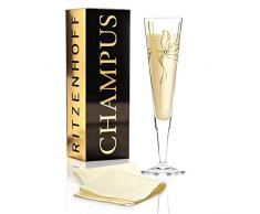 RITZENHOFF 1070274 Champus - Copa de champán, cristal, 205 ml