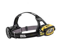 Petzl LED Stirnlampe Duo S Schwarz Gelb (Linterna con Cinta para Cabeza), Marron y verde