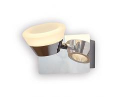 Led Decore Nadine W Aplique Cromado 6 W, Cromo 11 x 7 cm