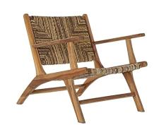 DT MB-182314 Butaca Teca Fibra, 70 X 78 X 68, Natural