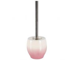 Spirella 39,5 x 12,5 x 12,5 cm, Rosa colección Bali Gradient, Escobilla para el Inodoro, Gres