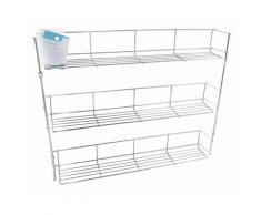 ASHLEY HOUSEWARES Ashley BB-SR009 - Especiero (3 Niveles), Color Plateado y Cromado