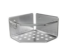 Tatay Estante de Ducha Rinconera Moon, 100% Inoxidable, de Aluminio, Diseño Minimalista, 10 Años de GarantÃa, Medidas 20 x 20 x 12 cm