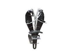 Giesser since 1776 - Made in Germany - Sharp easy, Afilador de cuchillos, con soporte, doble funciÃ³n, negro, 9980 s