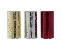 Item Vela LED Cristal 7,5X7,5X15 Brillante 3 SURT. Velas flotantes, Rojo, único