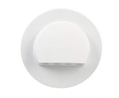 Zamel Ledix - Aplique de pared LED, metal, color blanco