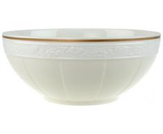 Villeroy & Boch Ivoire - Ensaladera redonda, de porcelana, 24 cm