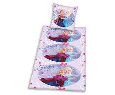 Herding 4480098050412 Frozen Disney Brave Ropa de Cama, Funda de Almohada, 80 x 80 cm y Funda de Edredón, 135 x 200 cm, Diseño de