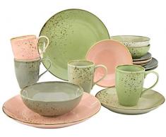 Creatable 20298 Serie Nature Collection Vintage Garden - Vajilla de 16 piezas