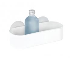 Wenko 21824100 static-Loc estantería osino - Montaje sin taladrar, plástico - polipropileno, 27 x 9,5 x 12 cm, blanco