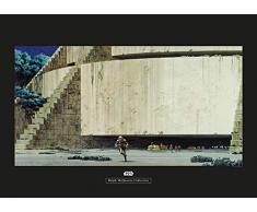 Komar Wandbild Von Star Wars Classic RMQ Yavin Temple | Kinderzimmer, Jugendzimmer, Dekoration, Kunstdruck | ohne Rahmen | WB165-70x50 fotomural, carbÃ³n