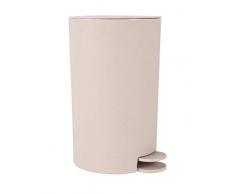 MSV Osaki Cubo de Basura con Pedal, Color Beige, 3 L