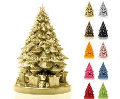 Candellana Christmass Tree with Gifts Vela - DecoraciÃ³n NavideÃ±a - ArtÃ­culos de Navidad - Vela Decorativa - Velas de Navidad - Regalo de Navidad - Regalos Hechos a Mano