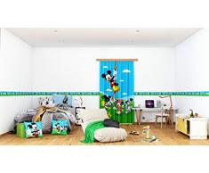 AG Design WBD 8079 Borde de Papel Pintado, Multicolor, 5 x 0,10 m