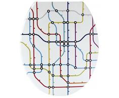 Gelco Design 707980Â Plan Metro Asiento para Inodoro, 44,9Â x 37,7Â x 5Â cm
