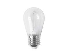 Bombilla Led Filamento Especial Guirnalda De Goma E27 1W 300Âº Azul