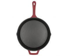 Quid Bidasoa Fierro Sarten Hierro Esmaltado 26cm Rojo