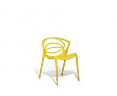Silla de jardÃn de plástico Amarillo de Estilo Moderno Bend